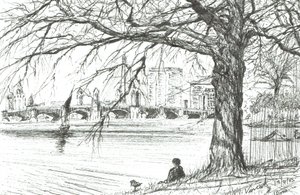 Il fiume Charles, Boston. 2003 da Vincent Alexander Booth