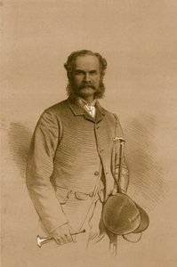Tenente colonnello A.M. Calvert, 1879 da Vincent Brooks Day and Son