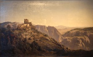 Vista panoramica delle colline dallo Château d