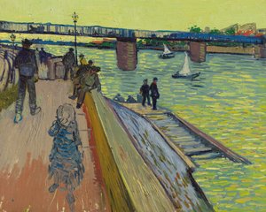 Il ponte di Trinquetaille, 1888 da Vincent van Gogh
