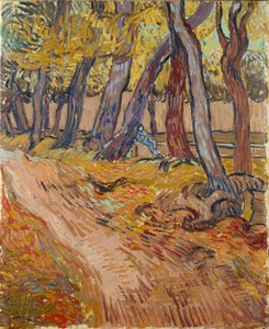 Sentiero nel giardino del manicomio a Saint-Rémy, 1889 da Vincent van Gogh