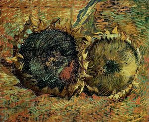 Due girasoli tagliati, 1887