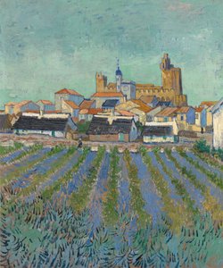 Veduta di Saintes-Maries-de-la-Mer, 1888 da Vincent van Gogh