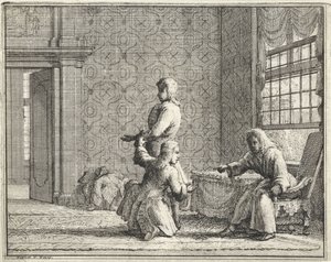Sarto in un interno da Vincent Laurensz. van der Vinne (II)