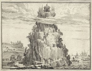 Tempio della saggezza su una roccia da Vincent Laurensz. van der Vinne (II)