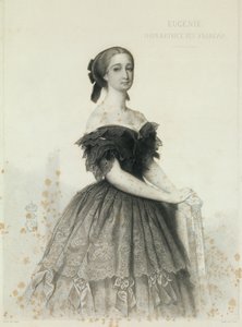 Ritratto di Imperatrice Eugenia da Vincent Vidal