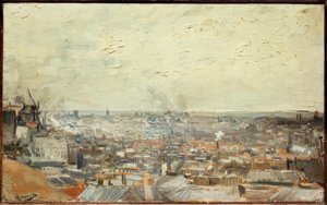 Vista di Parigi da Montmartre