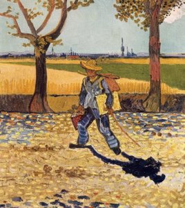 Il pittore sulla strada per il lavoro da Vincent van Gogh