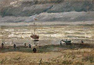 Olandese: Zeegezicht bij Scheveningen Vista sul mare a Scheveningen da Vincent van Gogh