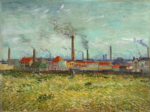 Fabbriche a Clichy da Vincent van Gogh
