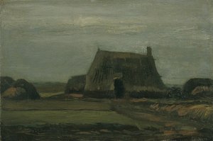 Fattoria con mucchi di torba da Vincent van Gogh
