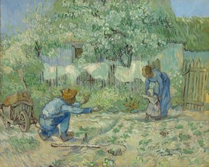 Primi passi, dopo Millet da Vincent van Gogh