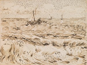 Barche da pesca a Saintes-Maries-de-la-Mer da Vincent van Gogh