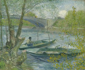 Pesca in primavera, il ponte di Clichy da Vincent van Gogh