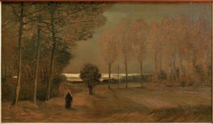 Paesaggio autunnale al tramonto da Vincent van Gogh