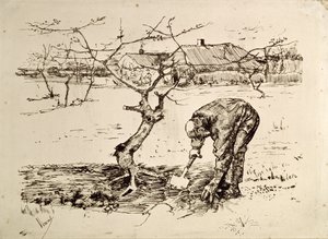 Nel frutteto da Vincent van Gogh