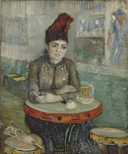 Nel caffè. Agostina Segatori in Le tambourin, 1887-1888 da Vincent van Gogh