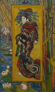 Japonaiserie: Cortigiana o Oiran (dopo Kesai Eisen), Parigi da Vincent van Gogh