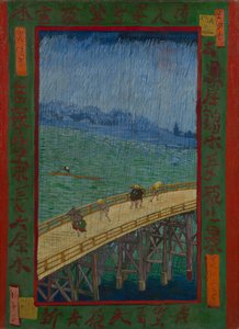 Japonaiserie: Il ponte sotto la pioggia (dopo Hiroshige) da Vincent van Gogh