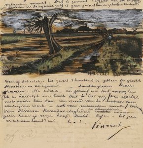 Salice capitozzato, Lettera a Theo van Gogh