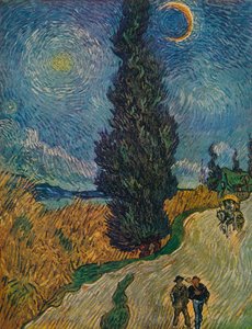 La Route Aux Cypres, 1890 da Vincent van Gogh
