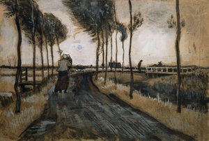 Paesaggio con Donna e Bambino, 1883 da Vincent van Gogh