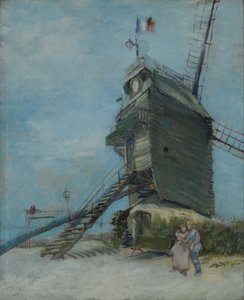Le Moulin de la Galette, Montmartre, Parigi, c.1886-87 da Vincent van Gogh