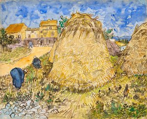 Meules de blé da Vincent van Gogh
