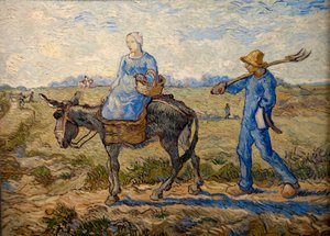 Mattina. Andare al lavoro (dopo Millet) da Vincent van Gogh