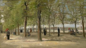 Passeggiata nel Jardin du Luxembourg. 1886