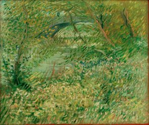 Riva della Senna in primavera al Pont de Clichy da Vincent van Gogh