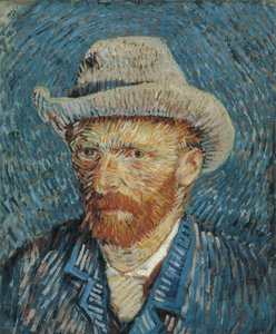 Autoritratto con cappello di feltro, 1887-88