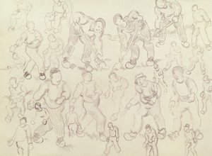 Studi di Contadini al Lavoro, Seminatori e Scavatori da Vincent van Gogh