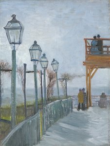 Terrazza e ponte di osservazione del Moulin de Blute-Fin, Montmartre