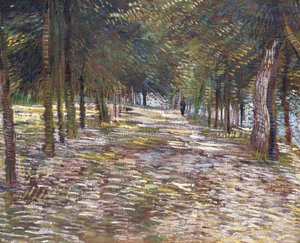 Il viale del parco di Voyer-d