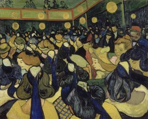 La sala da ballo ad Arles, 1888 da Vincent van Gogh