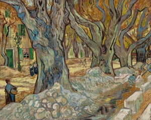 I grandi platani (Riparatori di strade a Saint-Rémy) da Vincent van Gogh