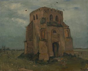 La vecchia torre della chiesa a Nuenen (Il cimitero dei contadini) da Vincent van Gogh