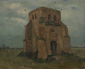 La vecchia torre della chiesa a Nuenen da Vincent van Gogh