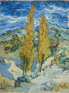 I Pioppi a Saint-Rémy, 1889 da Vincent van Gogh