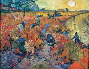 I vigneti rossi ad Arles da Vincent van Gogh