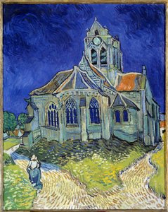 La chiesa di Auvers-sur-Oise da Vincent van Gogh