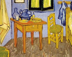 La stanza di Vincent Van Gogh ad Arles (dettaglio) 1889 da Vincent van Gogh