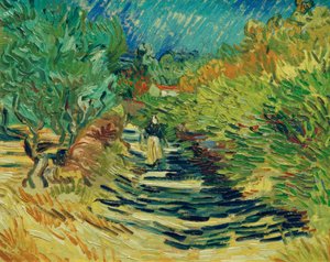 Sentiero a Saint-Rémy da Vincent van Gogh