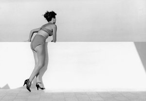 Bagnante, Italia, 1955 circa (stampa alla gelatina d