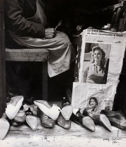 Il ciabattino (foto b/n) da Vincenzo Balocchi