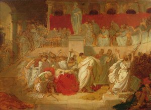 La morte di Cesare da Vincenzo Camuccini