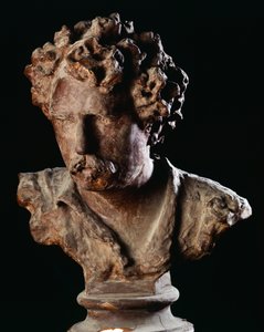 Ritratto del pittore Fortuny (cera) da Vincenzo Gemito