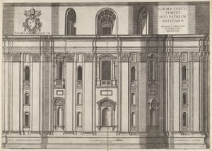 Speculum Romanae Magnificentiae: San Pietro, 1564 da Vincenzo Luchino
