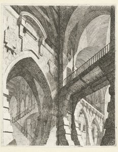 Interno di un edificio da Vincenzo Mazzi
